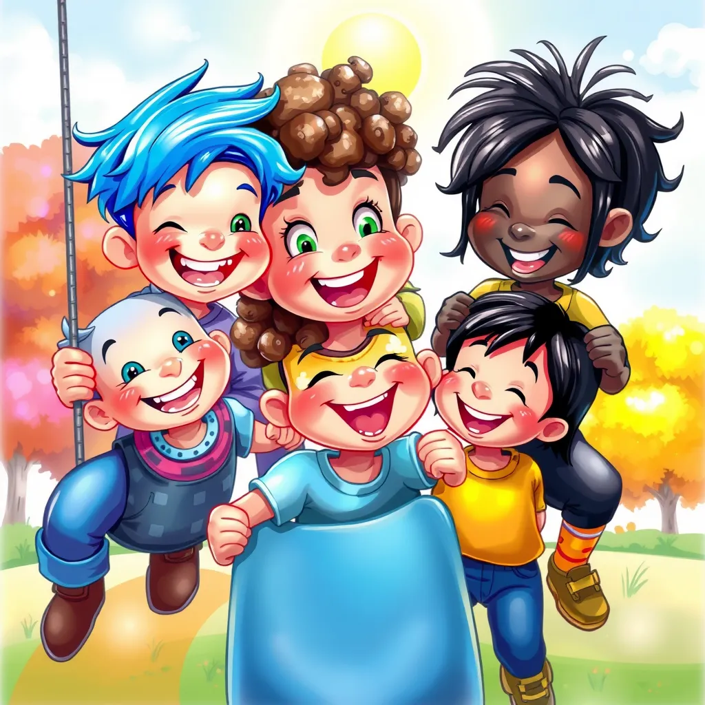 Being different is ok

Reading Level: Beginner (Ages 0-6)
Book Length: 6 pages

Characters:
Israel: Child that's different 
David: Male friend
William : Male Friend