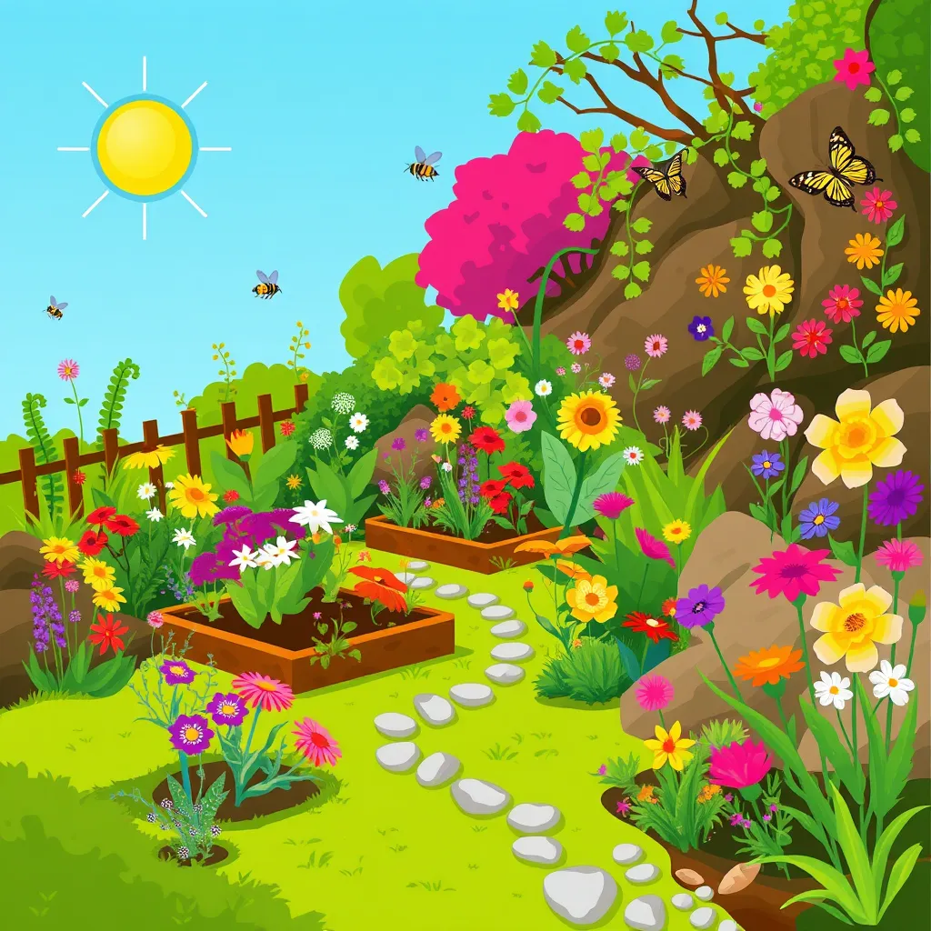 🌿 “Let’s Make a Sensory Garden!” 🌿
Written for curious kids with big imaginations!

Page 1:
Have you ever smelled a flower, felt a soft leaf, or listened to the wind through trees?
You were using your senses — touch, smell, sight, sound, and taste!
Today, we’re going to use all five senses… to design a magical garden.

Page 2:
This garden won’t be just any garden — it’s a sensory garden!
It’s a place where we can look, listen, touch, smell, and maybe even taste!

Page 3:
First, we choose a space.
Will your garden be outside in the sun?
Or maybe inside, by a bright window?
We want it easy to reach — no plants too far away or too high up!

Page 4:
Next, we think about a theme!
Do we want a rainbow garden full of colour?
Or maybe a garden that smells sweet and fresh?
You can choose just one sense… or mix them all!

Page 5:
Now it’s time to choose our plants!
We need ones that are fun to explore:
🌸 Soft to touch.
🌿 Yummy to taste (like mint or strawberries!).
🌼 Bright and colourful.
🍋 Full of lovely smells.
Remember — no spiky or poisonous plants!

Page 6:
But wait — a garden isn’t just plants!
Let’s add fun extras:
🎶 Wind chimes that sing in the breeze.
🪵 Stones with bumpy textures.
🎨 Colourful signs and artwork.
🌱 A digging patch for busy hands!

Page 7:
Now, it’s time to explore!
Touch the leaves, smell the flowers, listen to the sounds.
Be gentle and kind — the garden is alive, just like you.
It’s your space to learn, play, and grow.

The End!
Let’s start planning — what will your sensory garden look like?

Reading Level: Intermediate (Ages 7-12)
Book Length: 10 pages