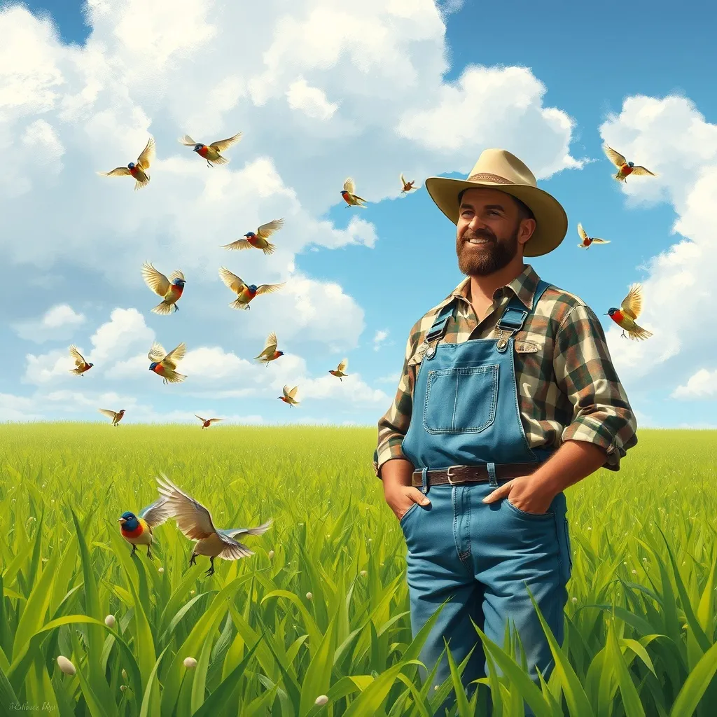 A farmer throws seeds onto different types of soil. some of them fell on the asphalt road. The birds came and they ate those seeds. Other seeds fell on ground which had rocks. There was not much soil in that place. The seeds quickly began to grow, because the soil was not deep. But when the sun rose, it burned the young plants. They soon died because they had not grown down well into the soil. Some other seeds fell among thorn bushes. Those bushes grew up with the young plants. They stopped the seeds from growing into strong plants. But some seeds fell on good soil and strong plants grew from those seeds. Some plants made 100 new seeds. Some plants made 60 new seeds and some plants made 30 new seeds.

Reading Level: Beginner (Ages 0-6)
Book Length: 6 pages

Characters:
Farmer: A man wearing denim overalls and a farmer's hat. His shirt is plaid.
