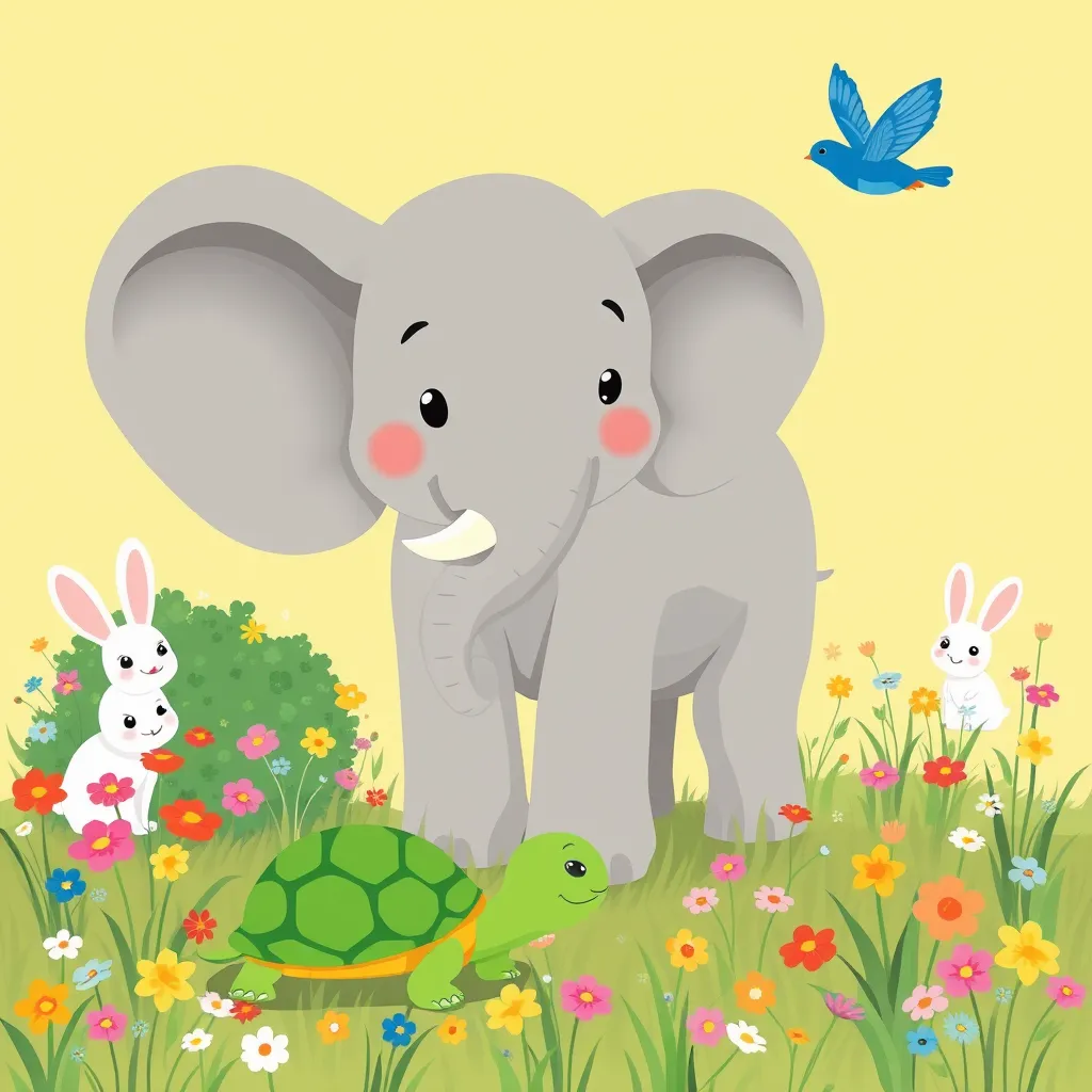 An elephant helps his friends with his strength and kindness, learning to be gentle when playing with smaller animals.

Reading Level: Beginner (Ages 0-6)
Book Length: 6 pages